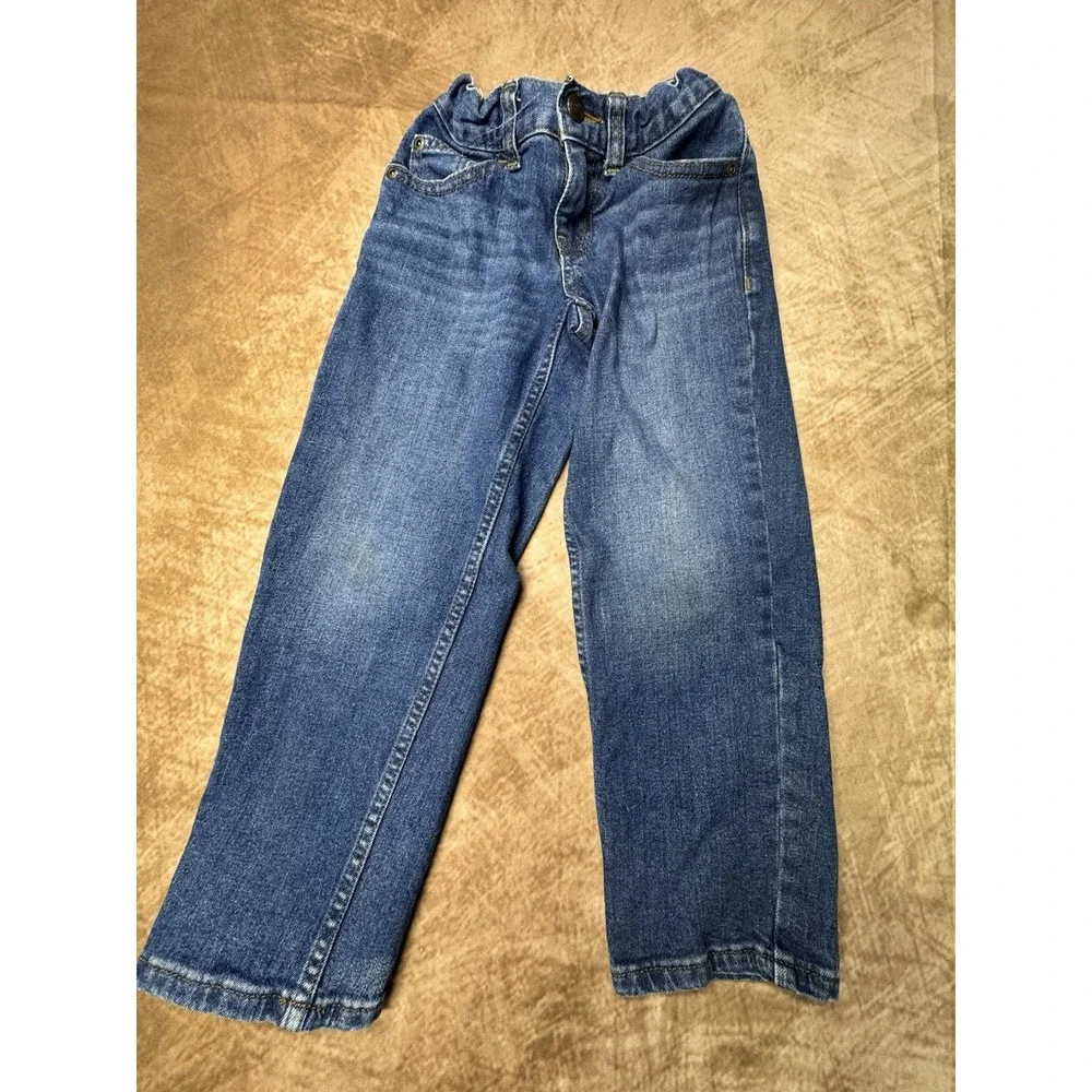 Boys Kids Blue Jeans 2 PAIRS Size 5 ~ Osh Kosh, Wonder Nation